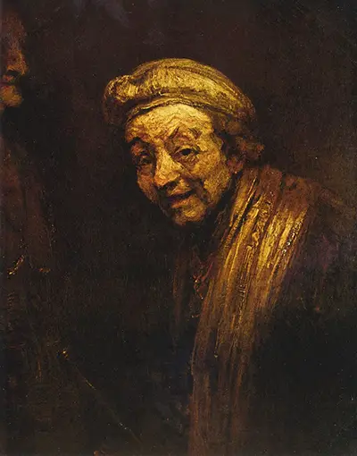 Self-Portrait as Zeuxis Laughing Rembrandt